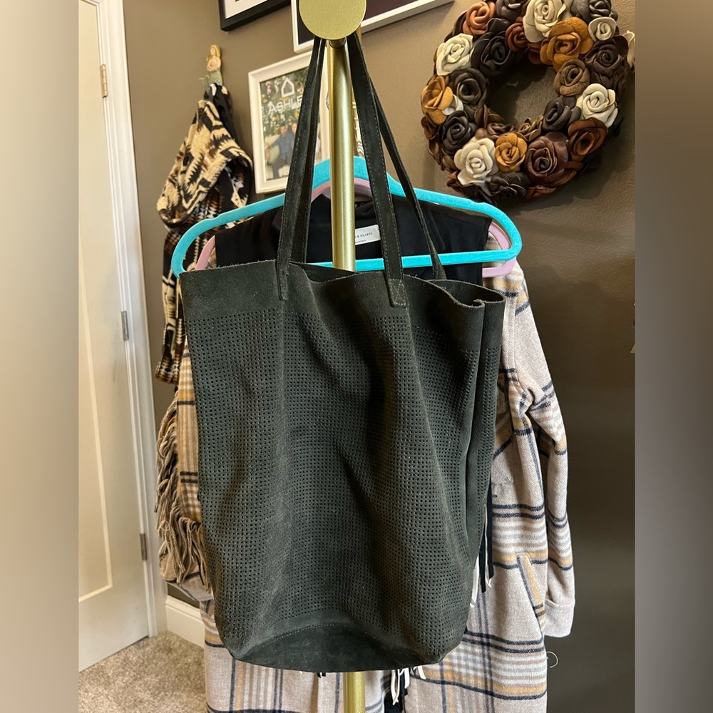 Monserat De Lucca Suede Bag